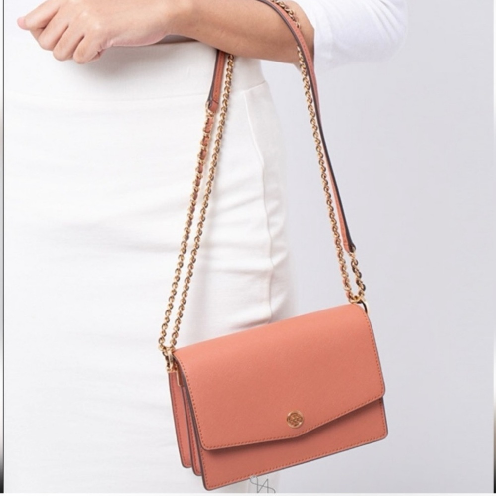 Tory Burch Robinson Convertible Shoulder Bag Tramonto